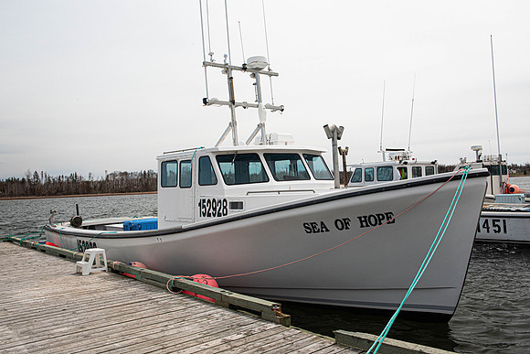 Machon's Point Harbour in Murray River, PE