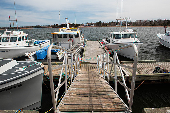 Machon's Point Harbour in Murray River, PE