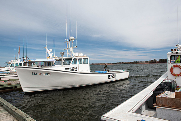 Machon's Point Harbour in Murray River, PE
