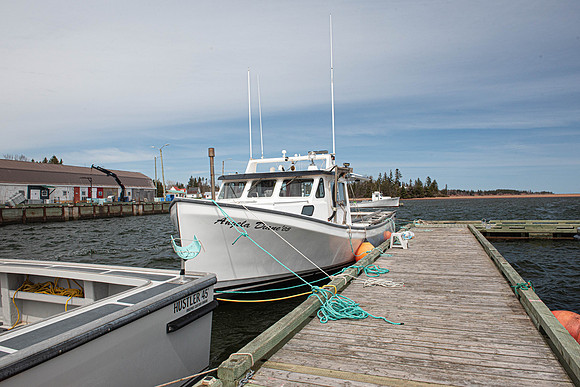 Machon's Point Harbour in Murray River, PE