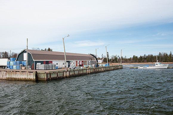 Machon's Point Harbour in Murray River, PE